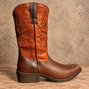 BOTA MASCULINA TEXAS LARANJA