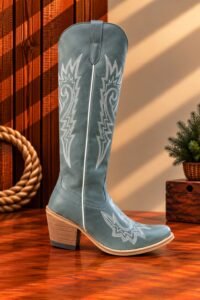 BOTA FEMININA WESTERN GRAFITE