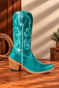 BOTA FEMININA ARKANSAS VERDE RAIO