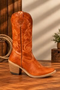BOTA FEMININA ARKANSAS LARANJA